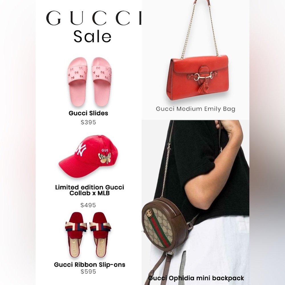 GUCCI SUMMER SALE AUTHENTIC​